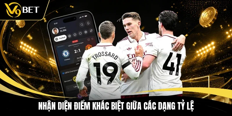 Nhận diện điểm khác biệt giữa các dạng tỷ lệ