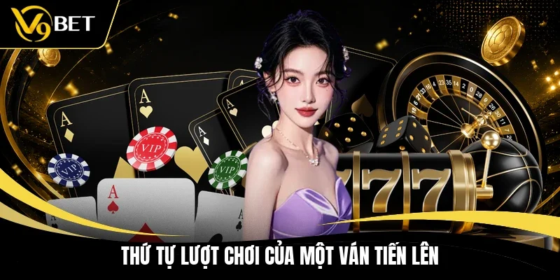 Thứ tự lượt chơi của một ván tiến lên